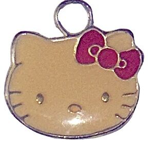 Hello Kitty Rare vintage necklace pendant enamel 2004 Sanrio